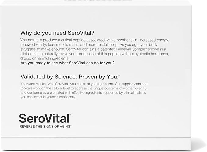 Serovital Rapid Dissolve Powder - Anti-Aging Supplement for Women, Skin Benefits, Energy and Better Sleep | 30 Day Supply - Fruit Punch
