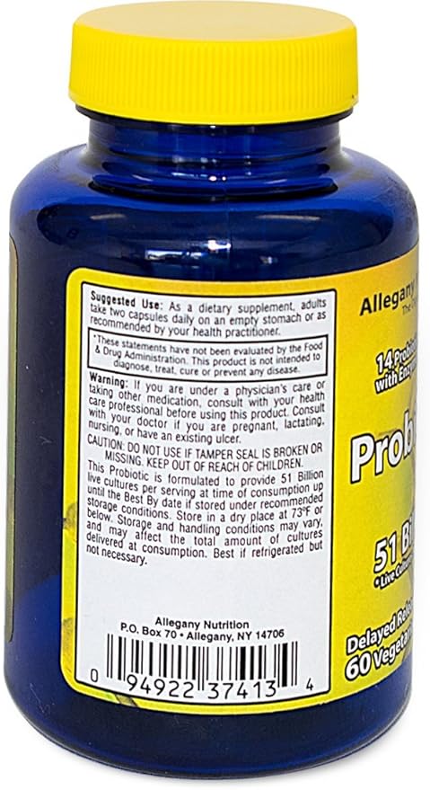 Probiotic 60 Capsules 51 Billion