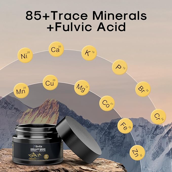 Fat Burner for Men Women & Pure Himalayan Organic Shilajit Resin, Weight Loss Appetite Suppressant, Shilajit with Fulvic Acid & 85+ Trace Minerals Supplement for Energy Boost & Immune Support