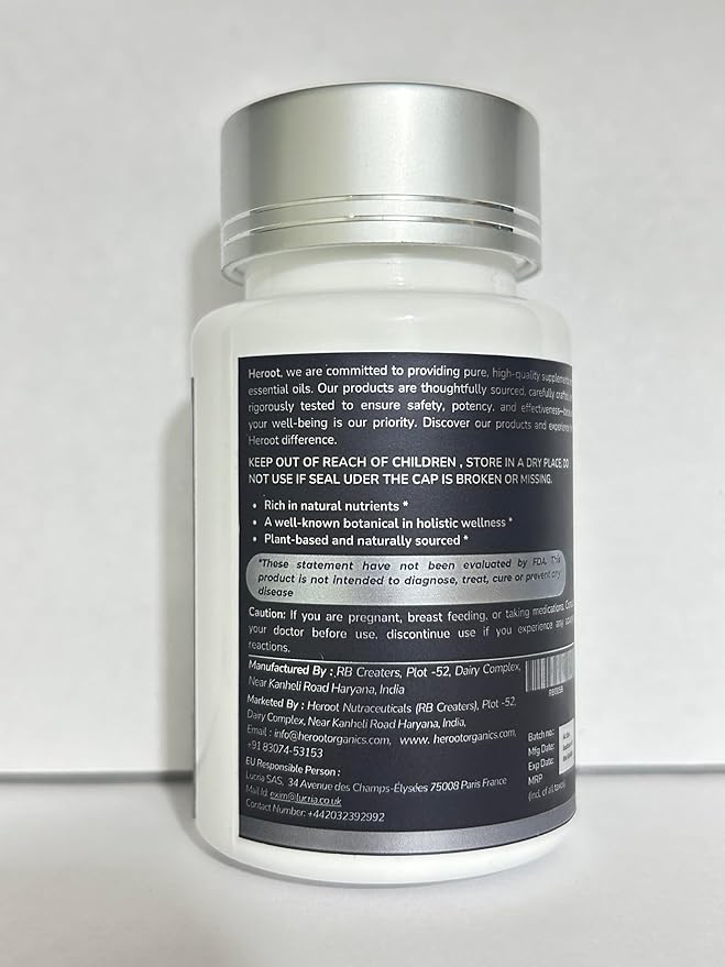 Organic Amla Capsules - Indian Gooseberry for Natural Vitamin C, Support for Skin & Hair 120 Capsules