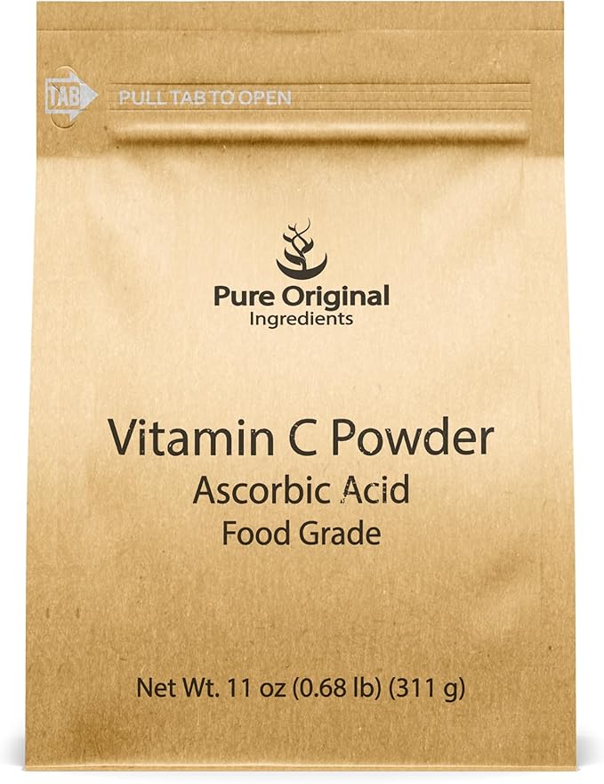 PURE ORIGINAL INGREDIENTS Vitamin C Powder, 11 oz, Ascorbic Acid