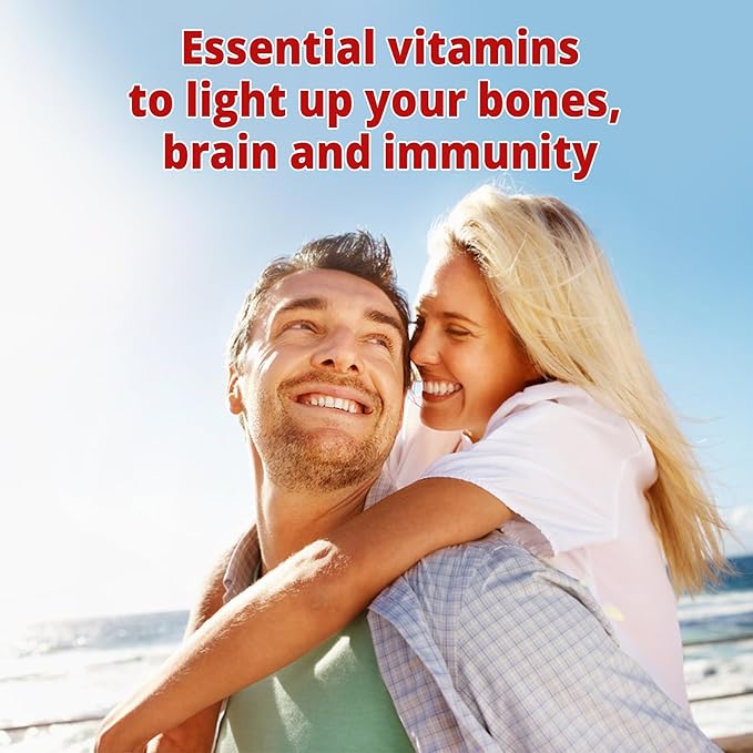 2Pack Vegan Vitamin D3 + Vitamin B12 Gummies, High Potency Vitamin D3 5000IU & 1000 mcg Methylated B12, Vitamin D3 and B12 for Adults, Support Bone Health, Immune & Energy Supplement, 120 Count