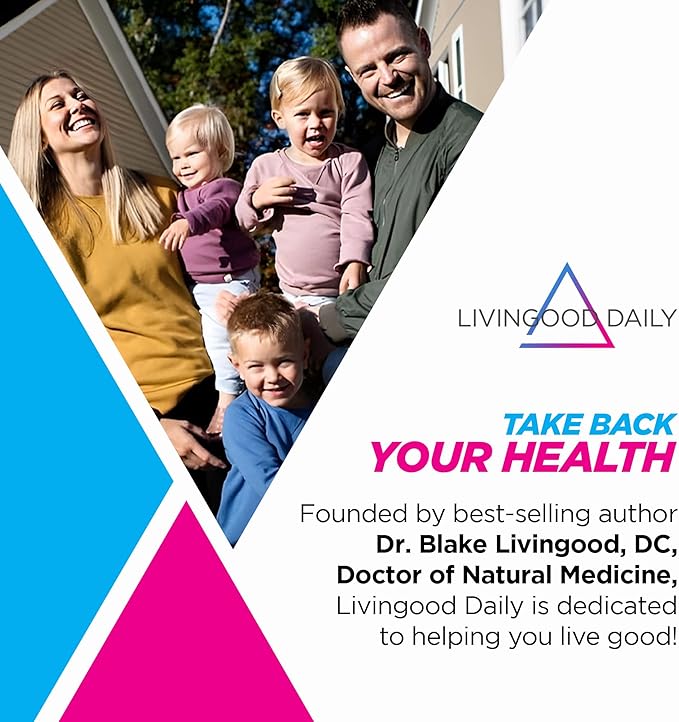 Livingood Daily Energy Supplements for Women & Men, 60 Vegetarian Capsules - Vitamin B6 & B12, NADH, L-Theanine & Magnesium Energy Support Pills Support Mood, Brain Health, & Muscle Function - Non-GMO