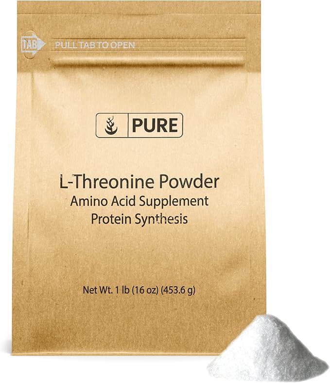 PURE ORIGINAL INGREDIENTS L-Threonine (1lb) Essential Amino Acid, Dietary Supplement Powder