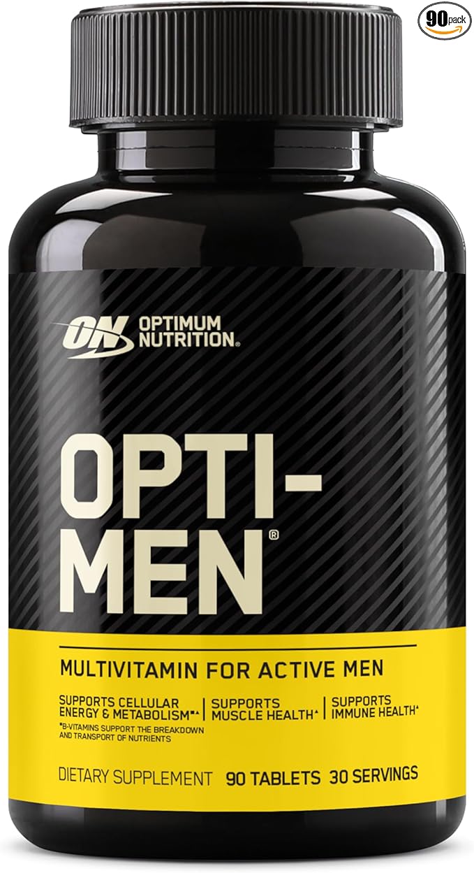 Optimum Nutrition Opti-Men Multivitamin Tablets Pack of 90 (Packaging May Vary)