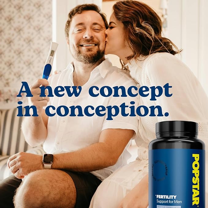 Fertility Supplement For Men - Doctor Formulated - Made in the USA - Men's Prenatal Vitamins - Male Fertility Supplements - Booster - Count & Motility Activator - 90 Vegan Capsules (1 Month Supply)