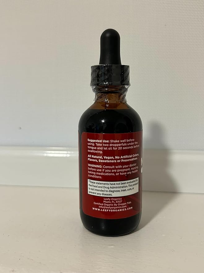 Leefy Organics Tart Cherry Supplement Nidra - Fast Absorbing, Non-GMO, Gluten-Free - Promotes Recovery, Joint Support, Sleep & Circulation for Adults - 2 Oz