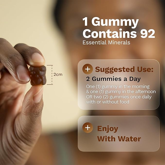 Black Girl Vitamins | Sea Moss Gummies - Irish SeaMoss with Bladderwrack & Burdock - 60 Count