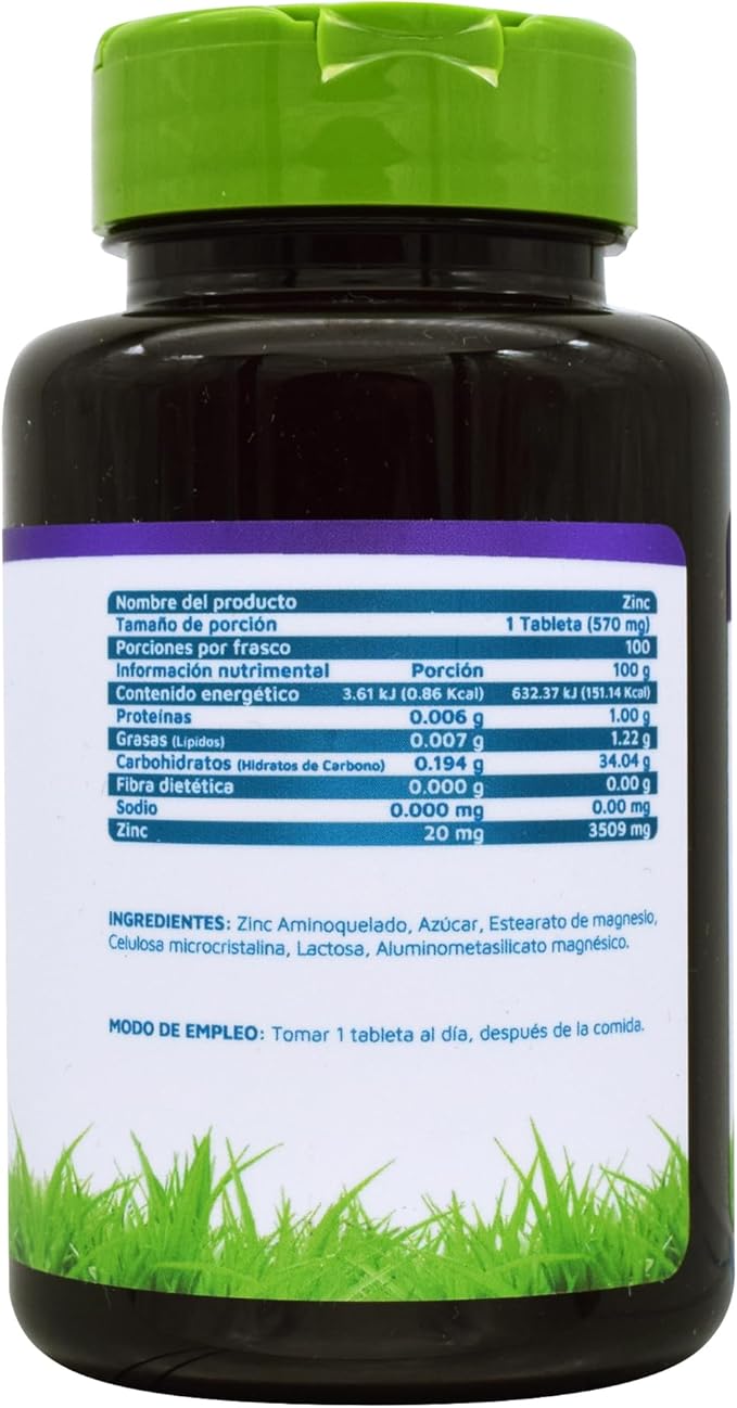 Vidanat Zinc 100 Tablets – Immune Support, Skin Health & Antioxidant Power (100 Servings)