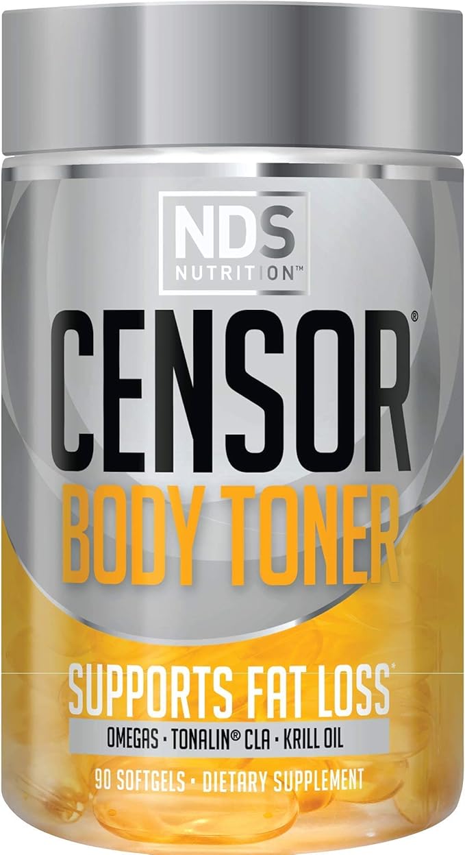 Censor NDS Nutrition Fat Loss-Body Toner with CLA (90 Softgels) & Siren Labs L-Carnitine Elite Burn Fat Loss Support Malibu Beach Blast 3000 mg (32 Servings)