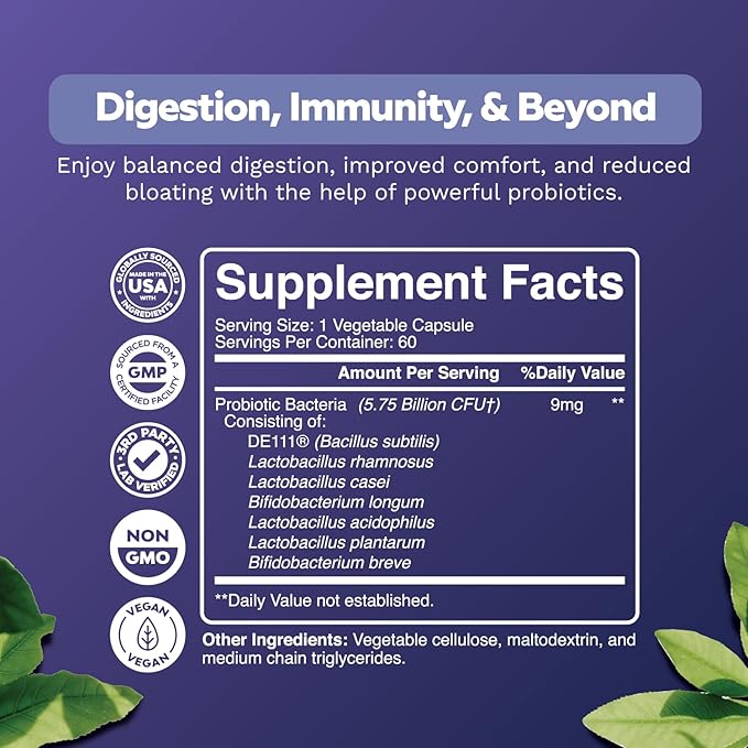 Colon Health Probiotic and Prebiotic Capsules - Gut Health Prebiotics and Probiotics for Women and Men for Digestive Support and Bloat Support - Daily Probiotic Prebiotic Weight Loss Supplement Pills