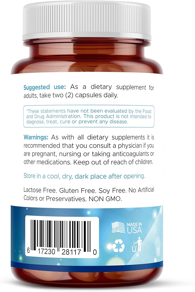 Stem Cell Supplements 500mg (120 Cap) Natural Anti-Aging & Longevity Support with Spirulina & Chlorella, Boost Cellular Renewal, Restore Youthful Energy, Reduce Joint Soreness – Celulas Madre
