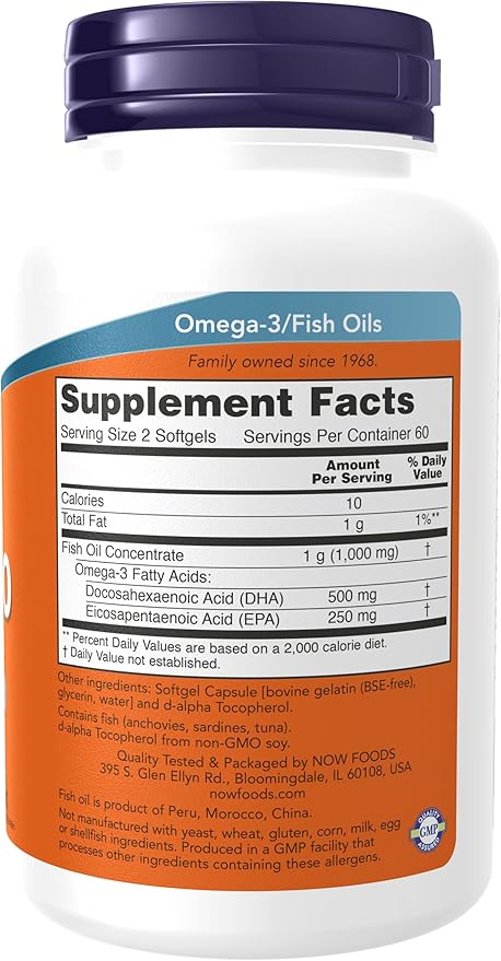 DHA-250, 50% DHA 120 Softgels (Pack of 2)