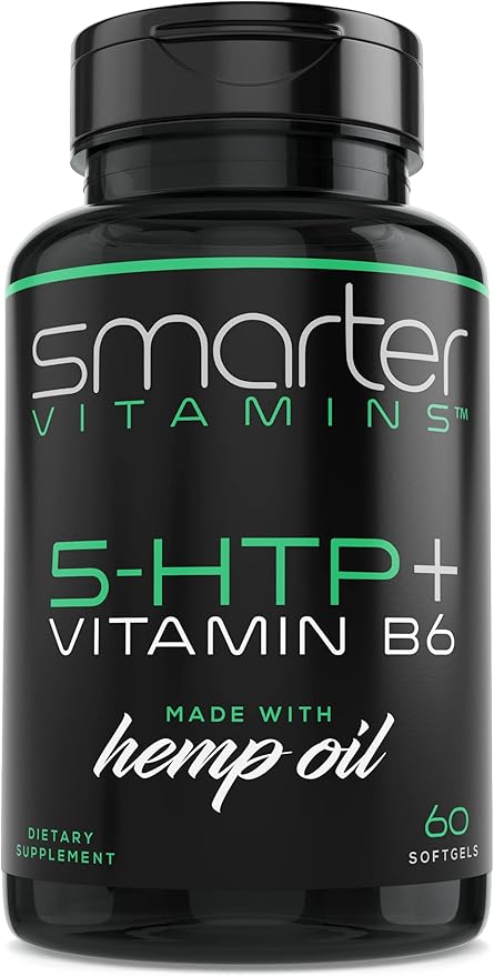 200mg 5-HTP + Vitamin B6, Extended Time Release, 60 softgels, 30 Servings