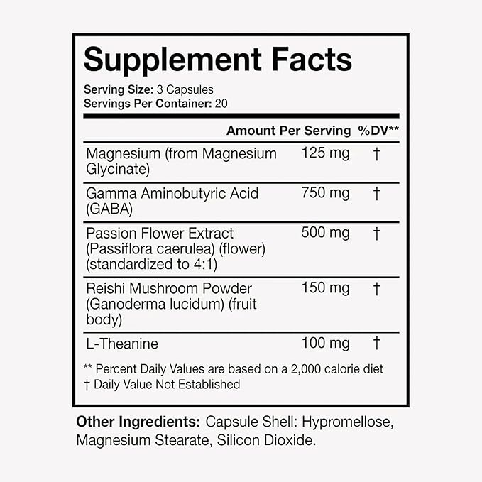 Terra Heath Essentials Fast Asleep - Melatonin Free, Sleep Support, Helps with Sleeplessness & Restlessness - All Natural, 30 Day Supply