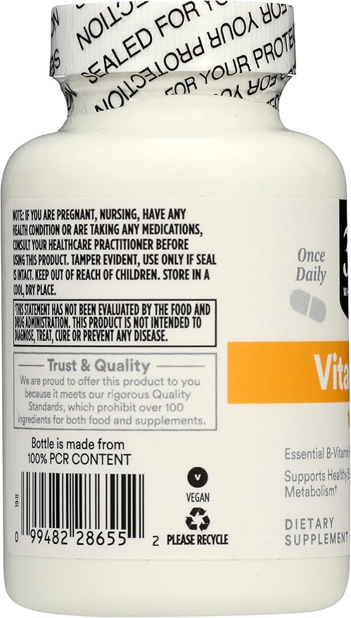 365 by Whole Foods Market, Vitamin B2, 100mg, 100 Vegetable Capsules