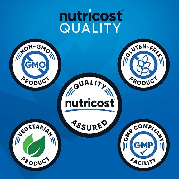Nutricost Creatine Monohydrate Powder (Blue Raspberry), 500 Grams (1.1 LBS)