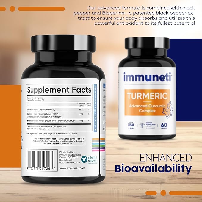 Turmeric Advanced Curcumin Complex 60 Capsules