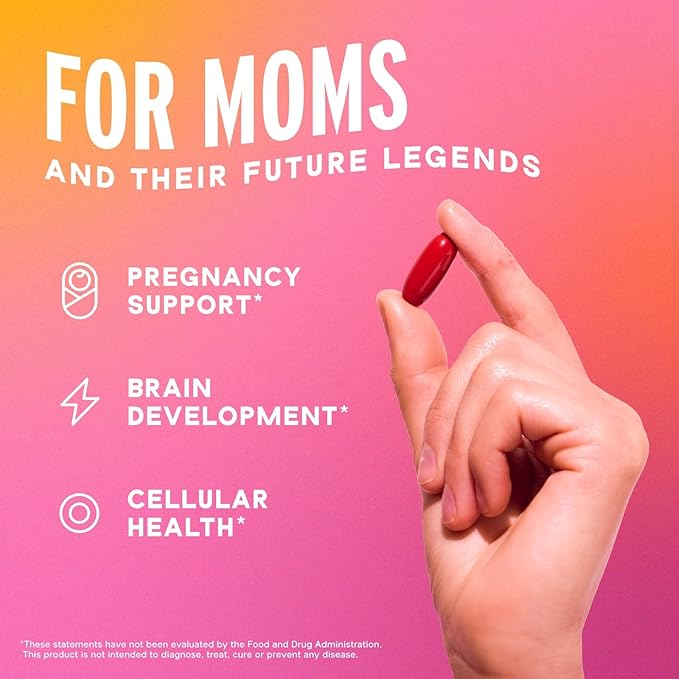 Oceanblue Essentials Mama Knows Best – 30ct – Prenatal Multivitamin with Omega-3 DHA – Supports a Healthy Pregnancy – Easy to Swallow Softgels – Tasty Orange Flavor – 1 Month Supply