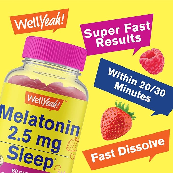 Vitamin D3 + K2 + Melatonin 2.5mg, Gummies Bundle - Great Tasting, Vitamin Supplement, Gluten Free, GMO Free, Chewable Gummy