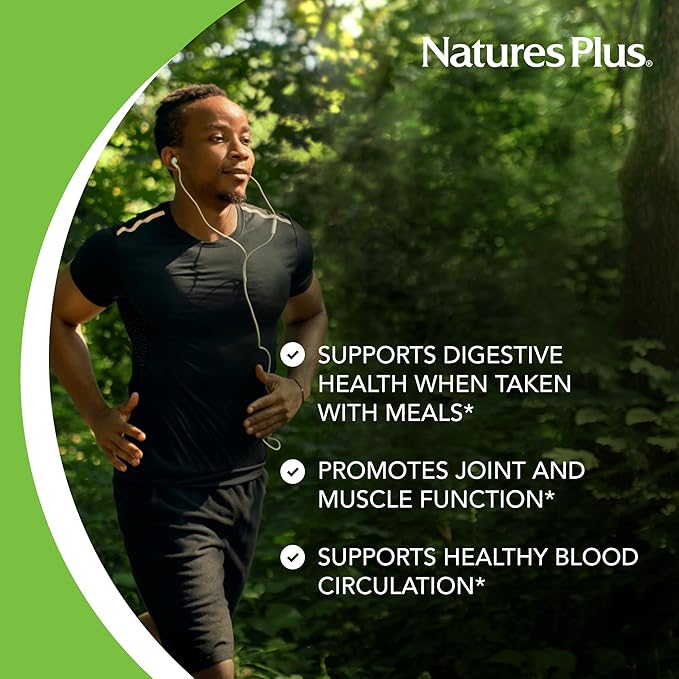 Natures Plus Bromelain - 500 mg, 90 Vegetarian Tablets - Natural Proteolytic Enzyme Supplement- Gluten-Free - 90 Servings