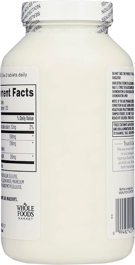 365 by Whole Foods Market, Glucosamine Chondroitin MSM 2X Strength, 240 Tablets