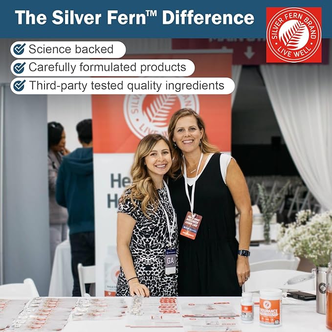 Silver Fern Stress Complex Supplement - with Caffeine - Sleep, Worry, Mood & More - with Saffron Supplements, L-Theanine Supplement, and Myo-inositol - Natural Stress Relief Supplement - 30 Servings