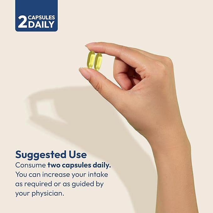 ANDREW LESSMAN Maximum Essential Omega-3 Unflavored, 60 Softgels - Ultra-Pure Omega-3 Fish Oil 1200 mg-High DHA, No Mercury Fish Oil Omega 3 Supplement-Small, Easy to Swallow Fish Oil Capsules