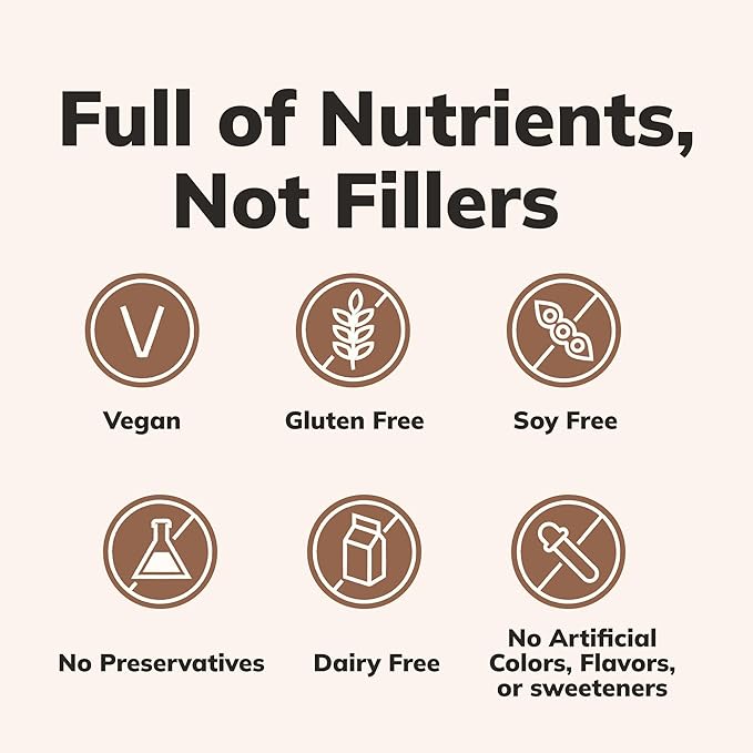 Ka’Chava All-In-One Nutrition Shake Blend, Chocolate, 15 Servings, 85+ Superfoods & Nutrients, Meal Replacement, Greens Plant-Based Superfood Powder Protein Drink, Digestive Enzymes & Probiotics, Vegan Dairy Gluten Free