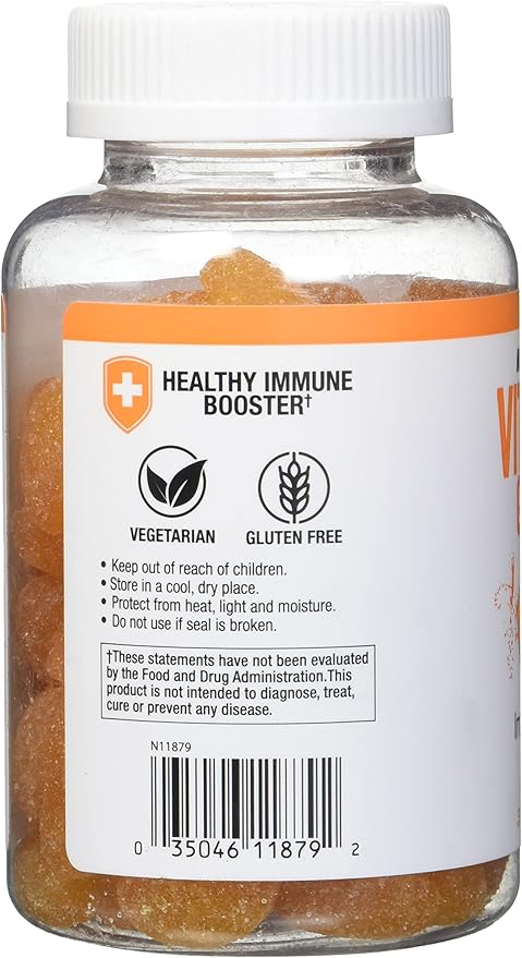 NutritionWorks Vitamin C 250 mg Gummies, Supports Immune Health, Packed with Potent Antioxidants, 60 Gummies