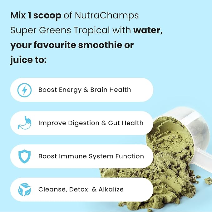 NutraChamps Beet Root Powder - Greens Superfood Powder