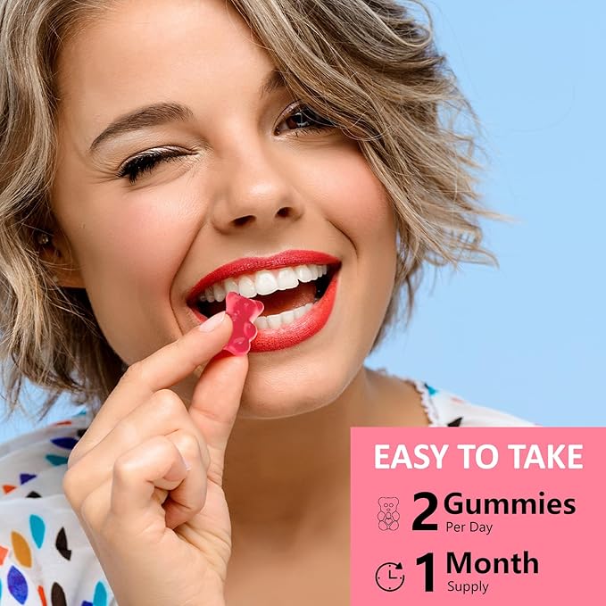 Calcium Gummies for Women 1200 mg, Calcium Chewables with Vitamin D3 Magnesium Zinc, Vegan, Sugar Free, Gluten Free, 60 Count
