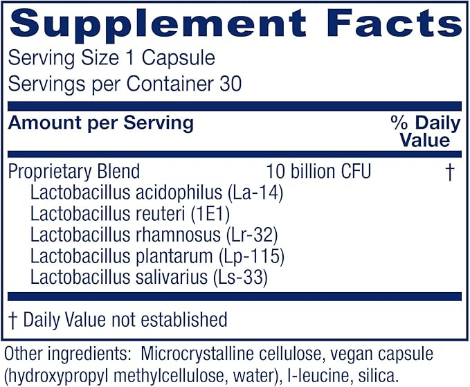 Vitanica FemEcology, Vaginal and Intestinal Probiotic Support, Vegetarian, 30 Capsules