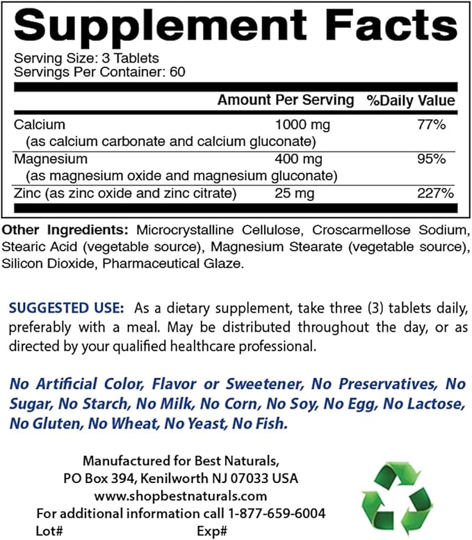 Cal MAG ZINC & COQ10 100 mg