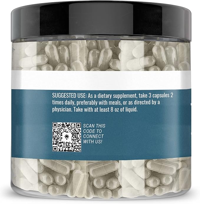 Earthborn Elements Psyllium Husk and Yacon Root Bundle, 200 Capsules, Pure & Undiluted, No Additives