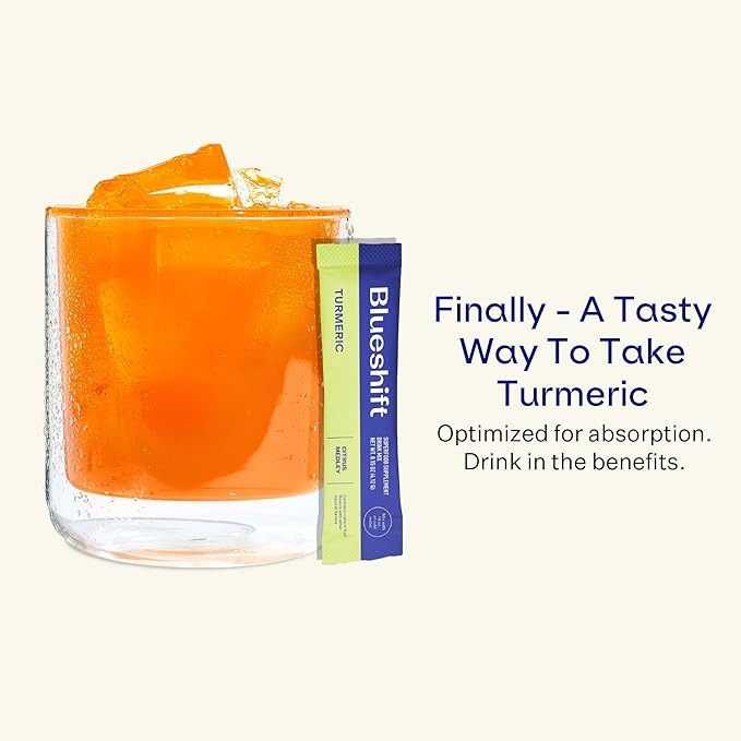 Turmeric Citrus Medley - Turmeric Powder Packets for Water, Turmeric Curcumin Supplement, No Sugar Drink Mix for Natural Recovery Support - Citrus Flavor, Powder Sticks (10 Pack)