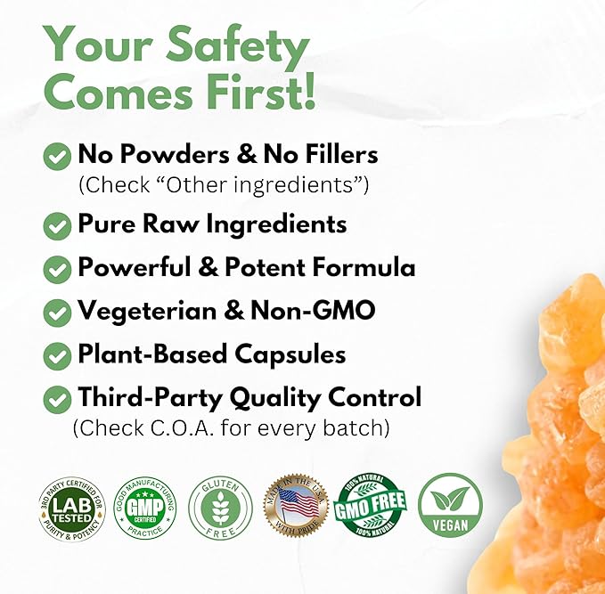 Boswellia Serrata Extract Capsules 65% Boswellic Acid 700mg Equal to 7000mg Resin Powder, Extra Strength & Superior Absorption, 6 Month Supply 180 Vegan Capsules Non-GMO