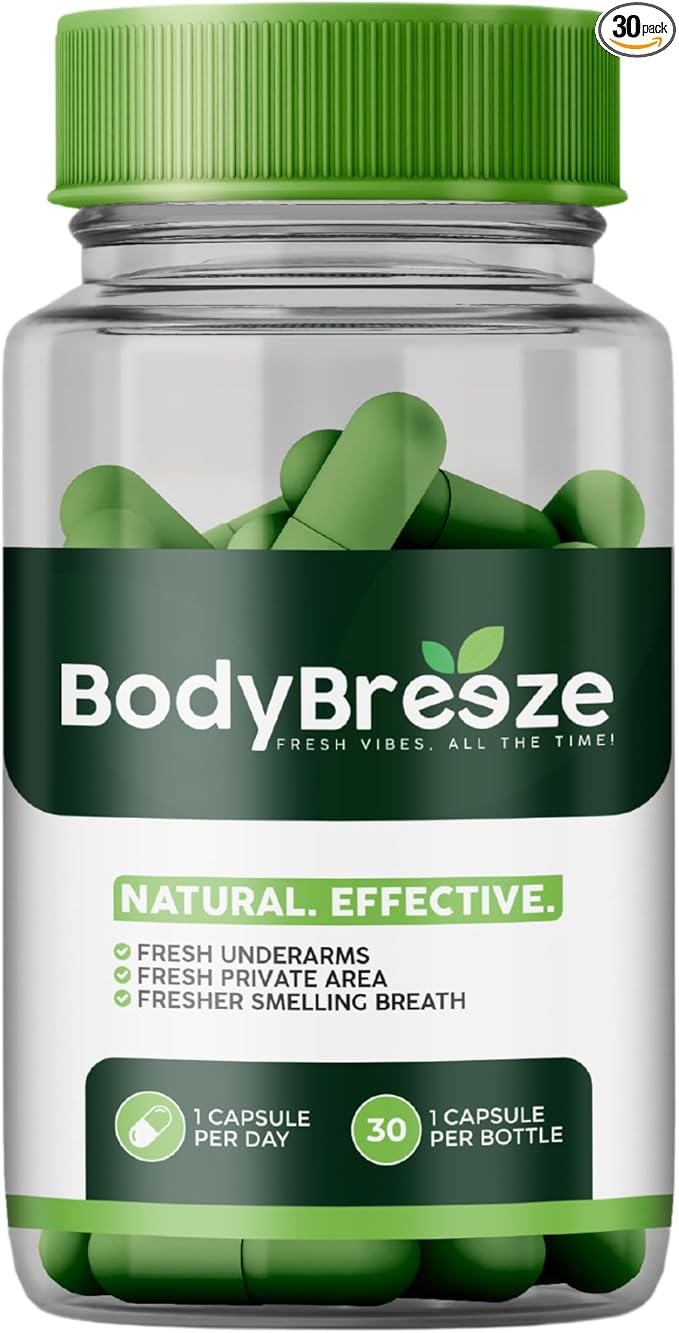Internal Deodorant Supplement | Natural Chlorophyll 30 Capsules for Body Odor Control, Gut Health, and Fresh Breath | Vegan, Detox Support & Skin Health | Odor Eliminator for Men & Women