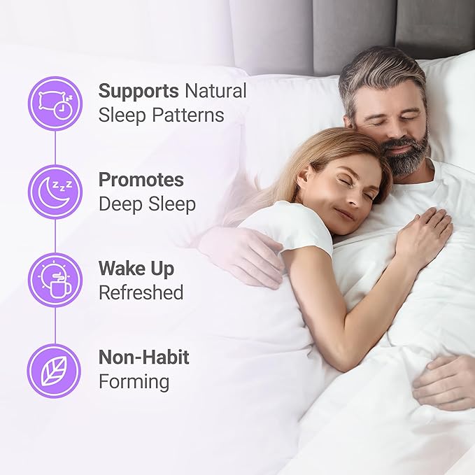 Luna Sleep Aid - Non-Habit Forming Natural Sleeping Pills for Adults with Naturally Sourced Ingredients - Valerian Root, Melatonin, Chamomile, Lemon Balm, and More - 120 Vegan Capsules