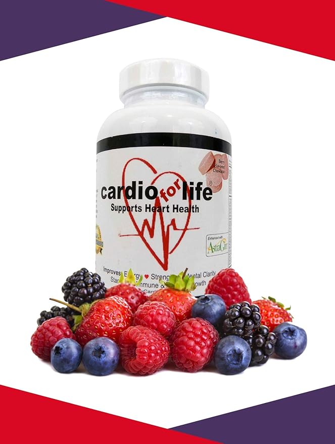 CardioForLife - 60 Chewable Tablets - Berry