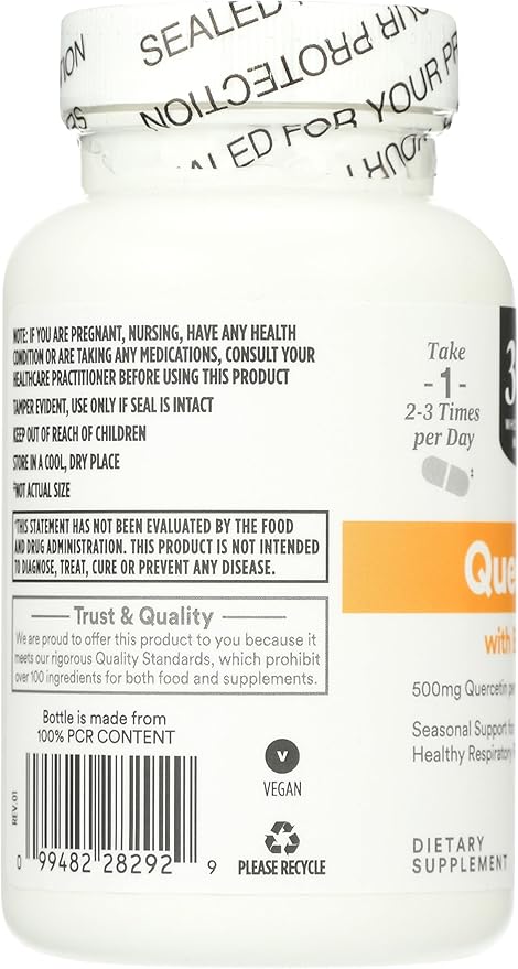 Whole Foods Market, Quercetin with Bromelain, 100 Count