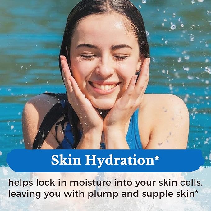 Vitalitown Hyaluronic Acid Supplements 250 mg, Plus 25 mg Vitamin C, Naturally Derived & High Bioavailability, Skin Hydration, 90 Vegan Capsules, 3 Month Supply