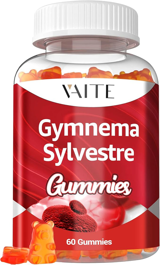 VAITE Gymnema Sylvestre Supplements 600mg – 20:1 Leaf Extract Gummies, Non-GMO, Gluten-Free, Vegan-Friendly, Made with Plant-Based Ingredients, with Antioxidant Properties, 60 Chewable Gummies