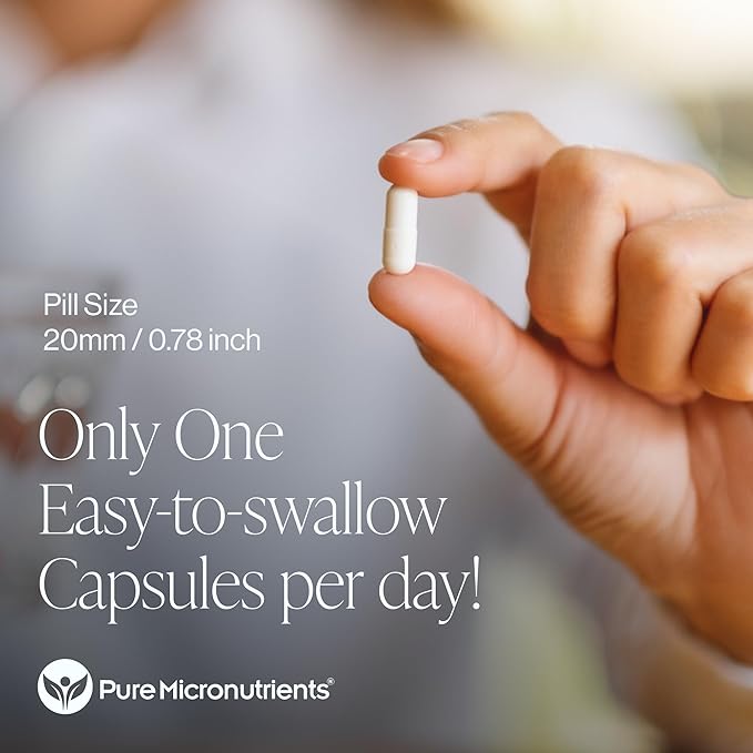 Pure Micronutrients Vitamin D3 K2 Supplement | MK7 100mcg, D3 5000 iu, Calcium + BioPerine | Muscle & Bone Health, Heart, Immunity & Energy Support | Vegan | 60 Capsules