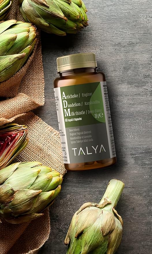 ADM - Artichoke - Dandelion - Milk Thistle - Special Blend for Liver Detox - Veg Caps - Promotes Healthy Liver Balance