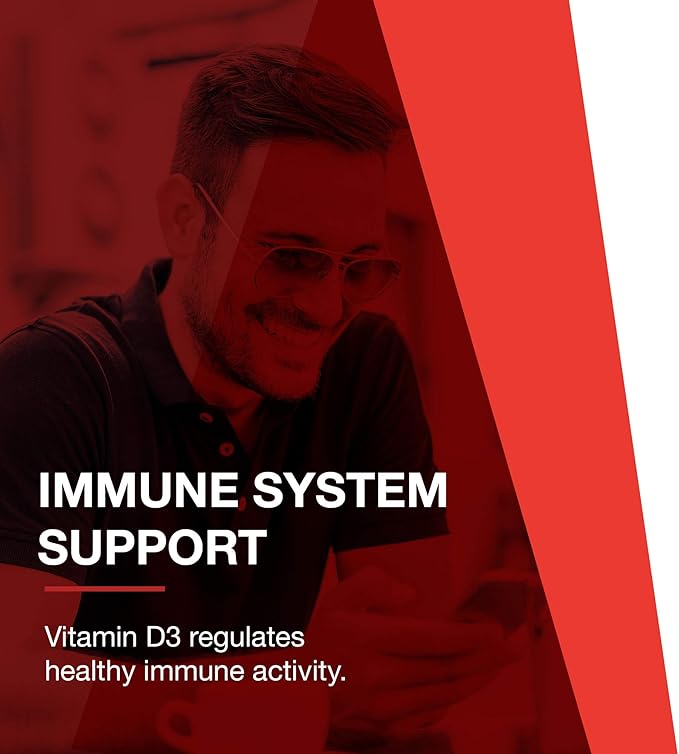 PROTOCOL FOR LIFE BALANCE Vitamin D3 1,000 IU - Immune Support Strong Bones and Teeth - 120 Softgels