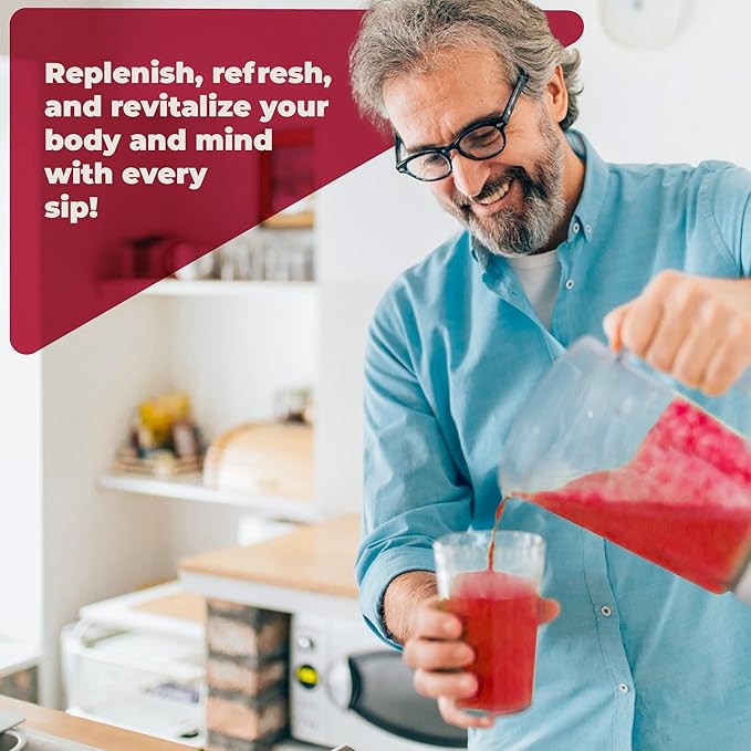 PUREHEALTH RESEARCH Reds Superfoods Powder - Only 10 Calories Fruit and Vegetable Adaptogen Drink with Beetroot, Polyphenols, Probiotic Powder - Antioxidants Supplement for Energy, 30 Servings