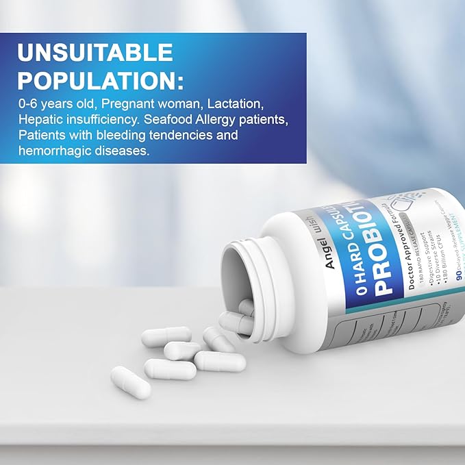 Prebiotics-Probiotics Nutritional-Supplements Women-Men 90Count - 180 Billion CFUs Probiotic Capsules Daily Prebiotic Supplement for Digestive Immune Health Support