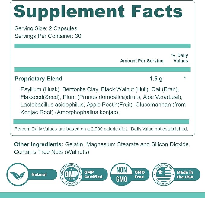 GutOptim Probiotic & Prebiotic Capsules | Pre and Probiotics for Synbiotic Gut Health & Bloating Relief for Women & Men | Enzyme with Probiotics for Digestive Health | Non-GMO, 60 Ct, 3 Month Supply